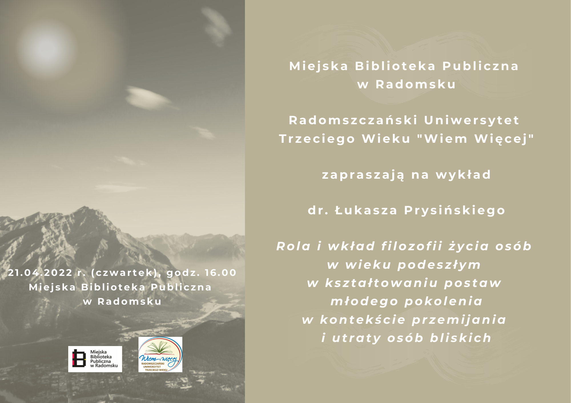 Wykład dr. Łukasza Prysińskiego 2